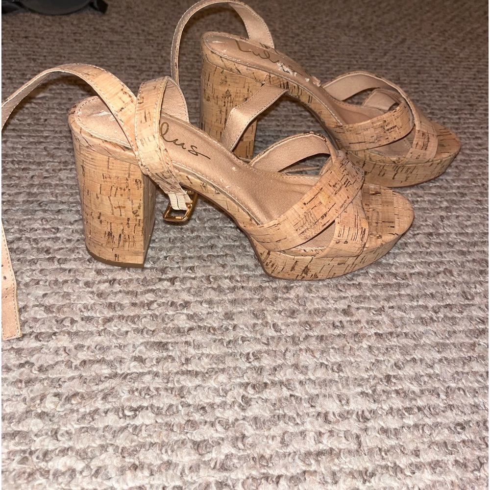 Cork Looking Heels